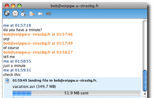 Outgoing file transfer