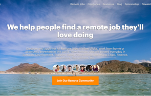 We help people find a remote job they'll love doing