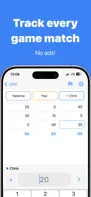 Track every game match - No ads!