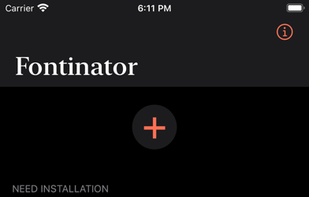 Fontinator screenshot 1