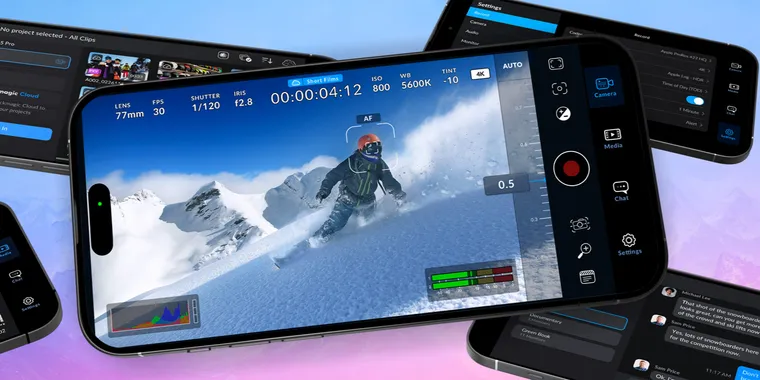 Blackmagic Camera 3.2 launches on Android with expanded streaming support & H.265 support image