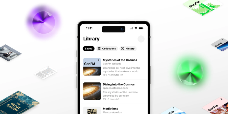 ElevenLabs introduces GenFM for AI podcast creation from various sources in 32 languages image