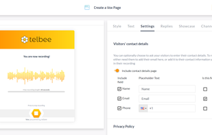 Customise your voice recorders in our channel editor, with loads of options and functionality to fit your usage cases and brand