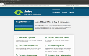 binEye Buy-It-Now Catcher screenshot 1