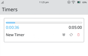 KClock Clock screenshot 2