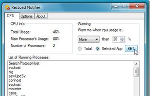 ResLoad Notifier screenshot 1