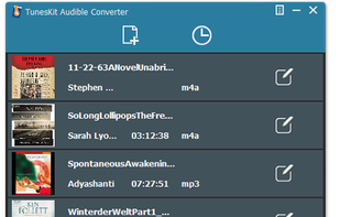 TunesKit DRM Audible Converter screenshot 1