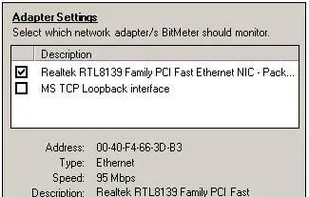 Network Adapter Settings