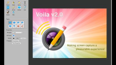 Voila window displaying the Annotation tools