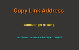 Copy Link Address screenshot 1