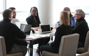 Join or host a virtual conference call that is just like being in a meeting room.