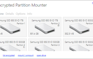 Encrypted Partition Mounter screenshot 3