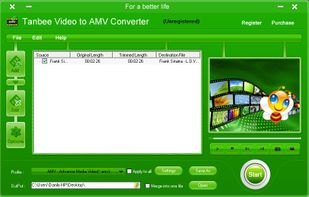 Main screen