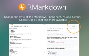 RMarkdown screenshot 1