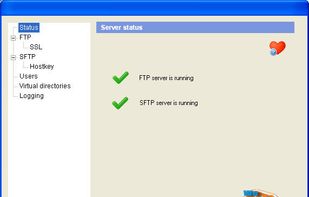 FreeFTPd screenshot 1