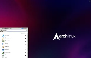 arch with KDE 4.4 desktop