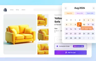 Flare - Delivery Date Picker screenshot 1