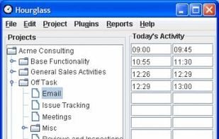Hourglass Time Tracking screenshot 1