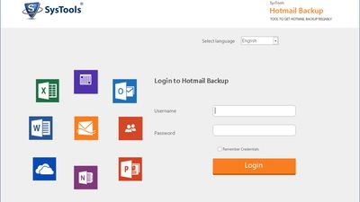 Provide credentials to login your hotmail account