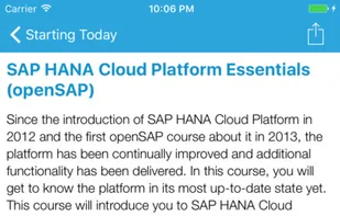 MOOC list screenshot 1