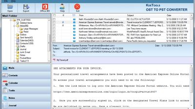 OSTMails for OST to PST Converter screenshot 1