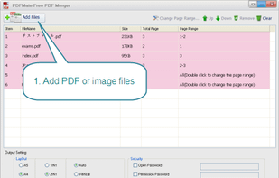 PDFMate Free PDF Merger screenshot 2