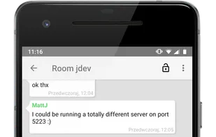 Stork IM screenshot 1