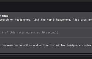 AgentGPT screenshot 3