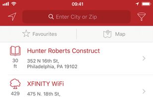 Xfinity WiFi Hotspots screenshot 3