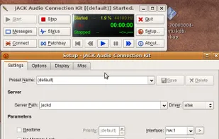JACK Audio Connection Kit screenshot 1