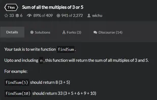 Codewars screenshot 1