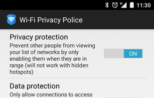 Wi-Fi Privacy Police screenshot 1