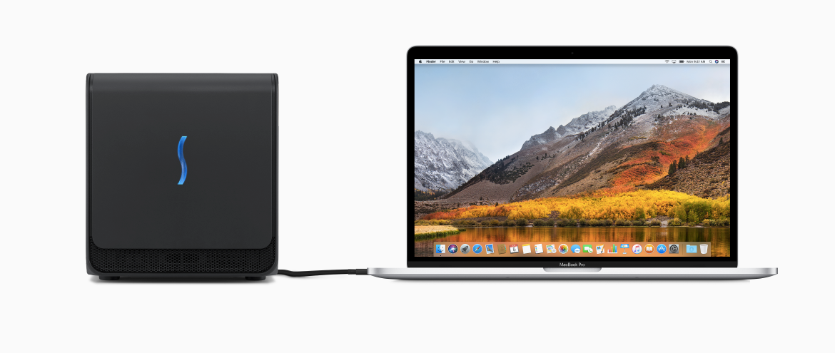 macOS 10.13.4 introduces official external graphics card support