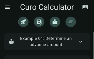 Curo Calculator screenshot 2