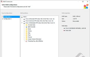 Hetman RAID Recovery screenshot 1