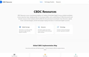 An overview of the website. 