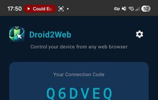 Droid2Web screenshot 2