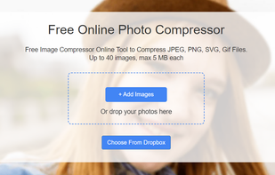 FoneDog Free Online Photo Compressor screenshot 1