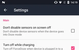 ForceDoze screenshot 1
