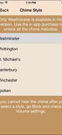 Westminster Chimes Lite screenshot 2