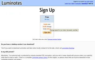 30 MB Online storage is free