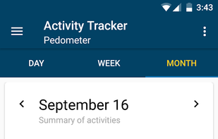 Pedometer (PFA) screenshot 2