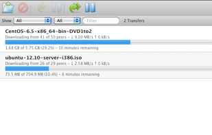 Transmission Bittorrent client