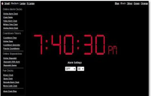 Free Online Alarm Clock screenshot 1