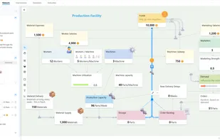 Build powerful stock and flow models with a simple interface.