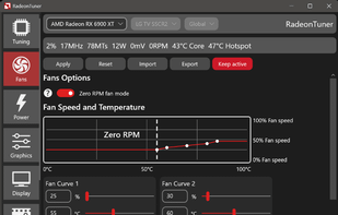 RadeonTuner screenshot 1
