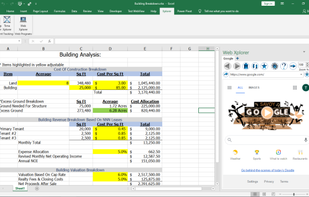 Web Xplorer In The Microsoft Excel Task Pane