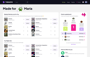 Personalized song and music recommendations curated just for you
