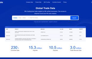 Tradeindata screenshot 1