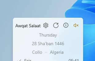 Reminder notification